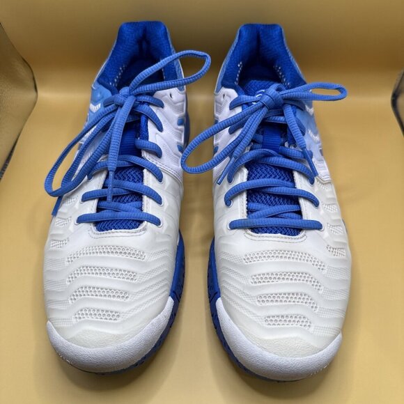 Asics Gel-Resolution 7 Women's Size 9 Tennis Shoes White Blue - Picture 4 of 12